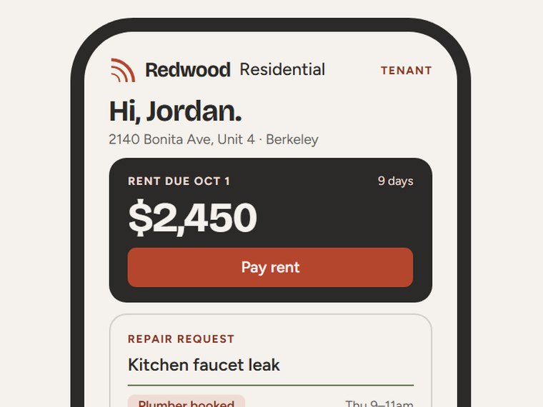 Redwood Residential brand applied